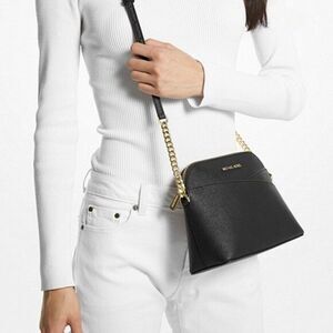 Michael Kors Women's Jet‎ Set Travel Medium Leather Crossbody Bag